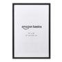 Amazon Basics Bilderrahmen aus Holz, 61 x 91 cm, Schwarz – rechteckig, mit Plexiglasfront