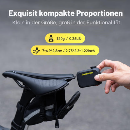 anoutway Tiny E-Pump AT1 – elektrische Mini-Fahrradpumpe bis 120 PSI