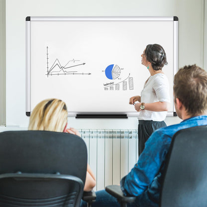 VIZ-PRO Magnetisches Whiteboard 120 x 90 cm, trocken abwischbar