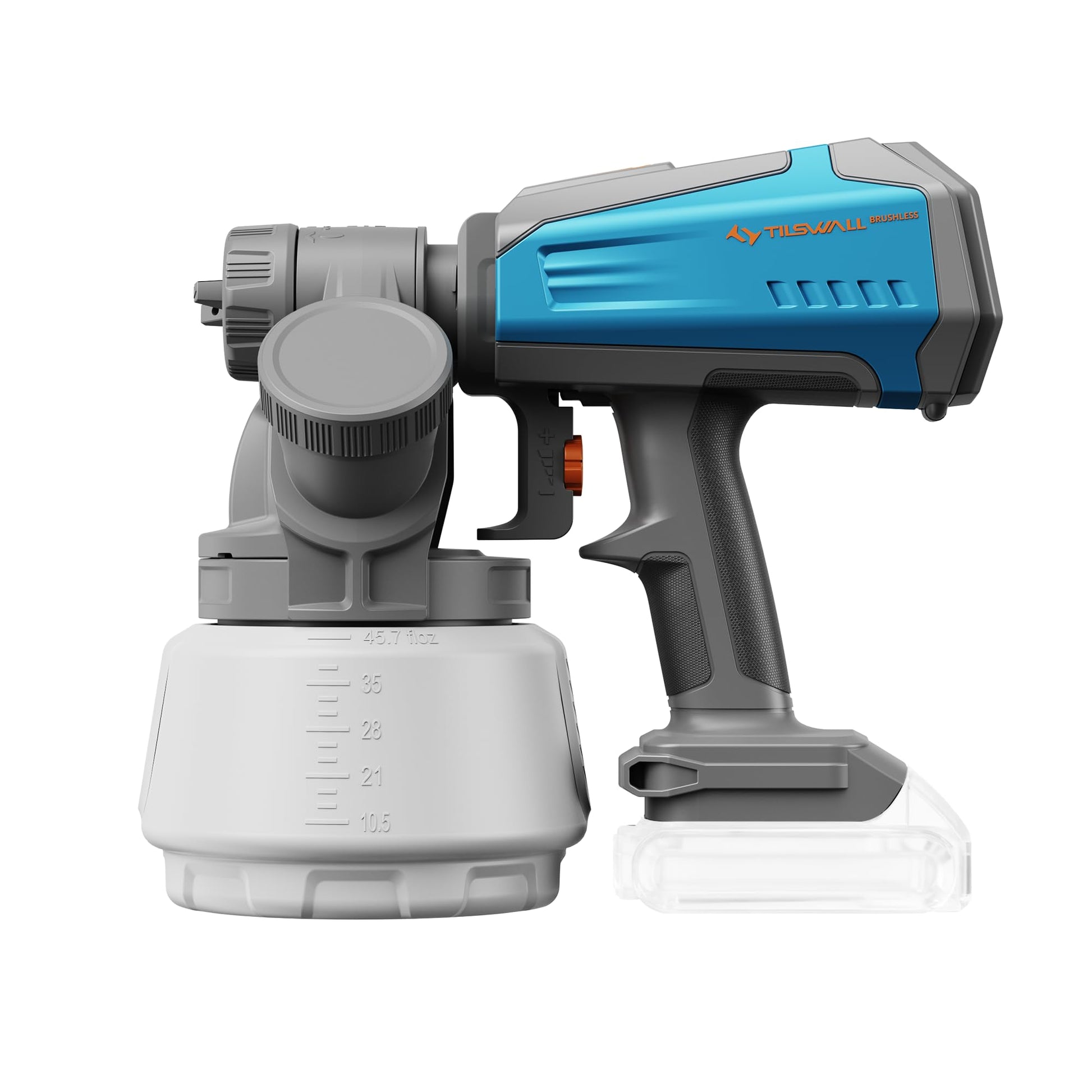 Tilswall Shark700 Akku Farbsprühsystem mit 1300 ml Farbbehälter