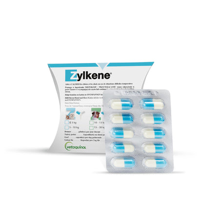 Zylkene Kapseln Ergänzungsfutter Katze Hund - 75 mg 100 Stk.