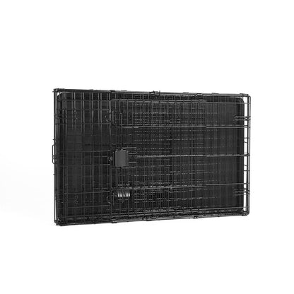 Amazon Basics Zusammenklappbarer Hundekäfig – Schwarz L (91 cm)