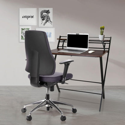 hjh OFFICE 608030 PRO-TEC 200 Bürostuhl Stoff grau