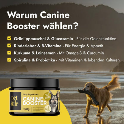 Petstile Canine Booster Grünlippmuschel-Extrakt Hund 150g Pulver