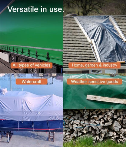 NEMAXX® Premium Abdeckplane Wasserdicht 650g/m² – 300x400cm Grün