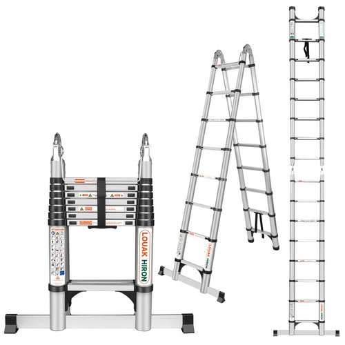 Profi Teleskopleiter Mehrzweckleiter - Aluminium 5M