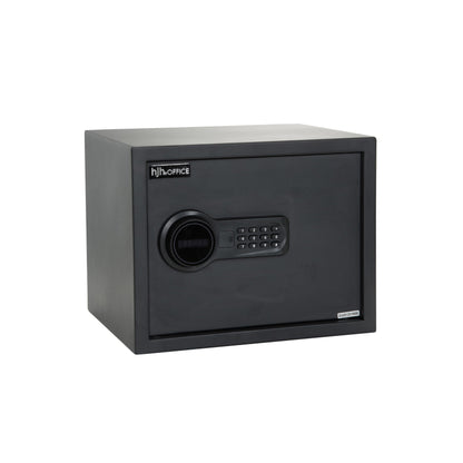 hjh OFFICE COMPACT Safe – Elektronisches Zahlenschloss, Schwarz