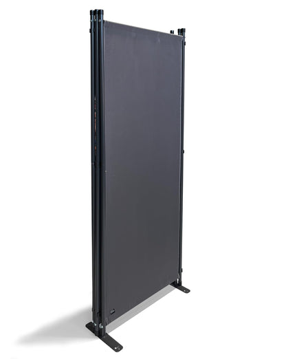 QUICK STAR Paravent 4-teilig 165 x 220 cm Raumteiler Sichtschutz Grau