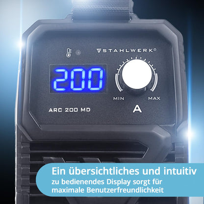 STAHLWERK ARC 200 MD Elektroden-Schweissgerät MMA & Lift-TIG 200 A