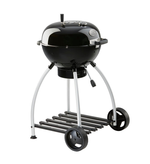 RÖSLE No.1 Sport F50 Holzkohle-Kugelgrill - Grosse Grillfläche. Schwarzes Kugelmodell für Holzkohle-Grillen großer Mengen.