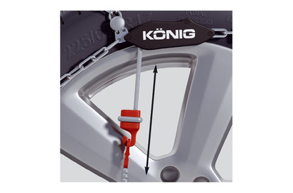 KÖNIG XG-12 Pro Pkw-Schneeketten - Grösse 210