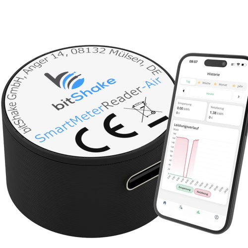 bitShake SmartMeterReader AIR – IR-Lesekopf mit WLAN und TASMOTA