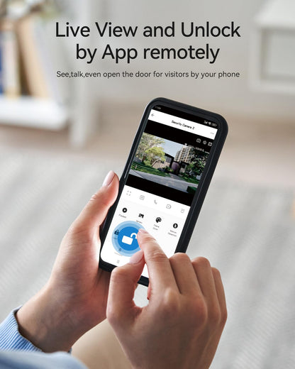 TMEZON WLAN IP 1080P Video Türsprechanlage 2-Familienhaus - 7'' Touch