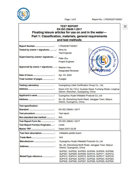 ALLPICK Premium SUP Board Set Aufblasbar - OrangeAbendröte