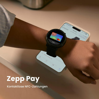 Amazfit Active Max 48mm Smartwatch AMOLED, GPS, NFC, Schwarz