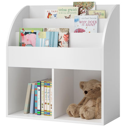 Bellabino Koro Kinder-Bücherregal, 5 Fächer, Holzwerkstoff, weiss
