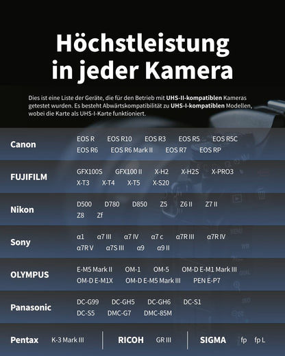 Nextorage F2PRO SD Speicherkarte - 64GB UHS-II SDXC