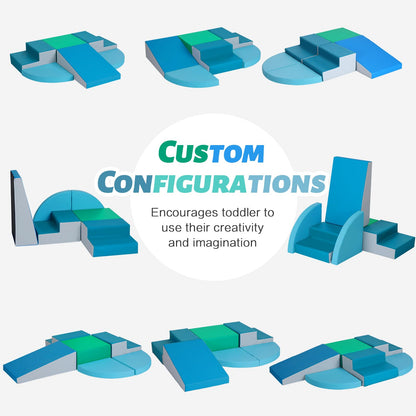 Wilwolfer Kletterbausteine Indoor - Doppelte Treppe-Set 6tlg.