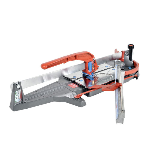 MONTOLIT Fliesenschneider 75-p3 Masterpiuma - 6050320: Silberner Fliesenschneider mit Führungsstange und Schneidrad zum präzisen Schnitt von Keramikfliesen.