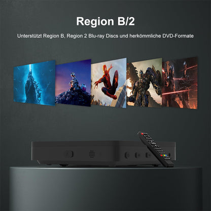 VisionTech Blu-Ray Player 1080p Full HD - Region B2 Dolby Audio