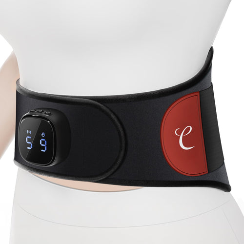 Comfytemp Wärmegürtel Rücken mit Massage, Akku, 9 Wärmestufen – Heizgürtel mit Verlängerungsband 20 x 155 cm