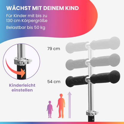 Fun Pro ONE Premium Kinderroller – Faltbar, LED Räder