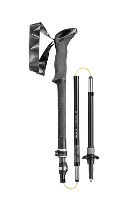 LEKI Makalu FX Carbon AS Stöcke – Anthrazit/Rot 110-130cm
