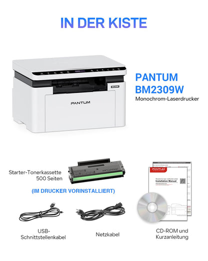 PANTUM BM2309W Laserdrucker 3in1 - Schwarzweiss WLAN