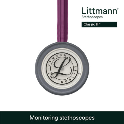 3M Littmann Classic III Stethoskop 5831, pflaumenfarben, 69 cm