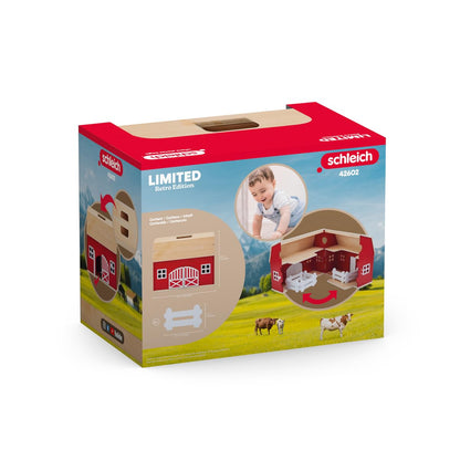 Schleich FARM WORLD Grosser Bauernhof aus Holz, Spielset 42602