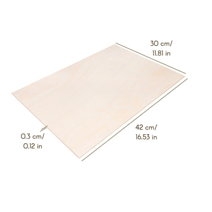 Creative Deco 30x A3 Birkensperrholzplatte 3mm Holzzuschnitte