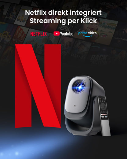 Dangbei N2 mini Smart Beamer mit Ständer - Full HD Netflix