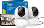Tapo C210 WLAN Überwachungskamera 2er-Set, 3 MP, schwenk-/neigbar, weiss-schwarz