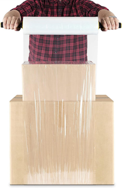 RAGO Stretchfolie transparent, 6 Rollen à 150 m, Handfolie 40 cm