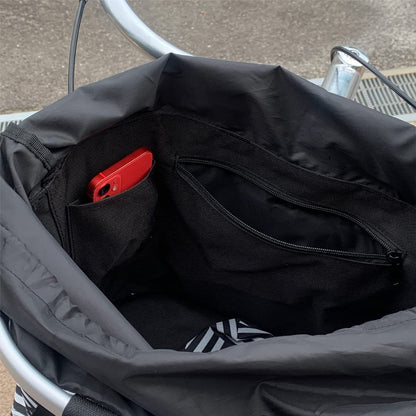 Klickfix Styrke Foldekurv Lenker Klappkorb - Schwarz 15L Dots