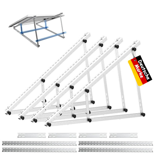 Verstärkte Balkon-Kraftwerk Halterung Alu 118CM 0-90° – 2 Paar