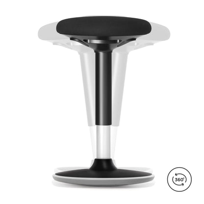 SONGMICS Bürohocker OSC04BK – Höhenverstellbar, Schwarz