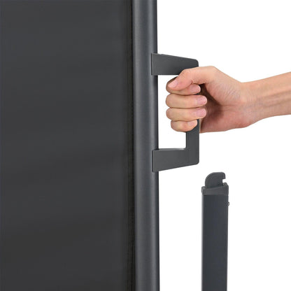 Juskys Seitenmarkise Dubai ausziehbar 500x160 cm Anthrazit