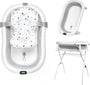 moovkee. Faltbare Stand-Babybadewanne 80cm für Neugeborene