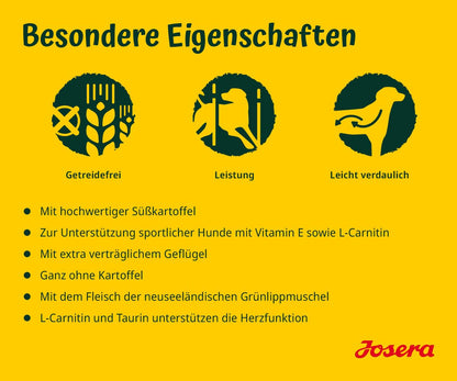 JOSERA Adult Huhn & Süsskartoffel Trockenfutter - 12,5 kg