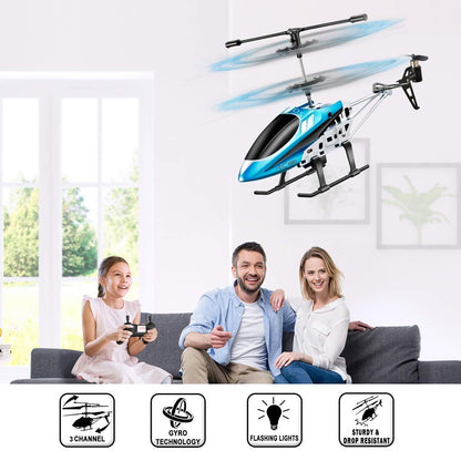 VATOS YD-927 RC Helikopter ferngesteuert 3-Kanal 2.4 GHz mit LED
