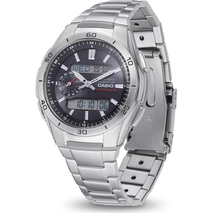 Casio WVA-M650D-1AER Funk Solar Uhr - Edelstahl