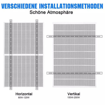GLIESE Balkonkraftwerk Halterung 118cm 2er Set