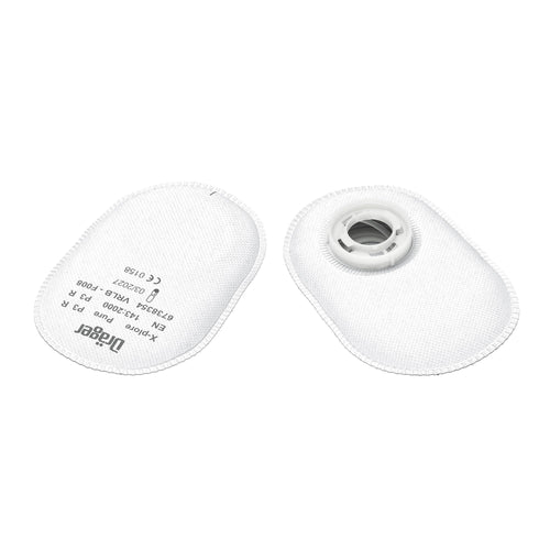 Dräger X-plore Pure P3 Partikelfilter, 3 Paar, für 3300/3500/5500 – Bajonett-Ersatzfilter