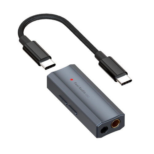 Fosi Audio DS2 Kopfhörerverstärker DAC – Tragbar, USB-C, Dual-Ausgang