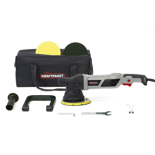 Dino KRAFTPAKET Exzenter Poliermaschine – 21mm 950W Set