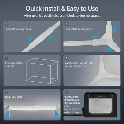 Gehäuse für Bambulab A1 Combo AMS lite – Belüftung, Feuerfest