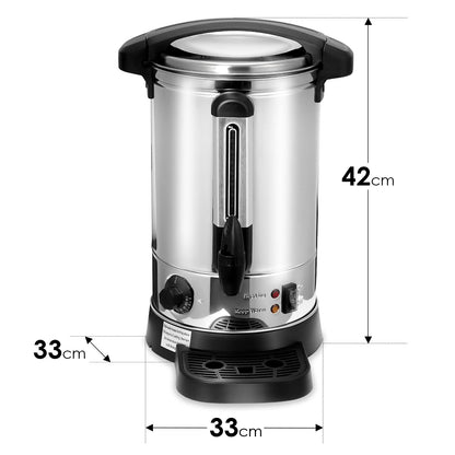 Cecaylie Glühweinkocher 8,8L – Heissgetränkeautomat Edelstahl
