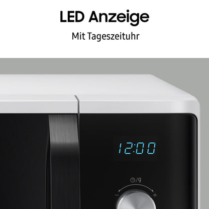 Samsung MG23K3614AW/EG Mikrowelle mit Grill 23L – Weiss