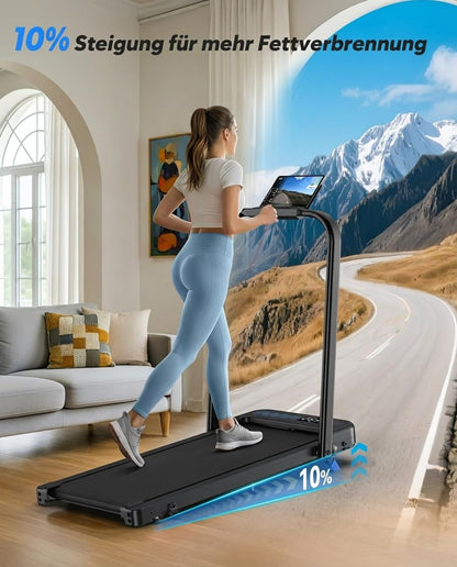 Cardirun Laufband TM037 Klappbar mit Steigung und LED-Display